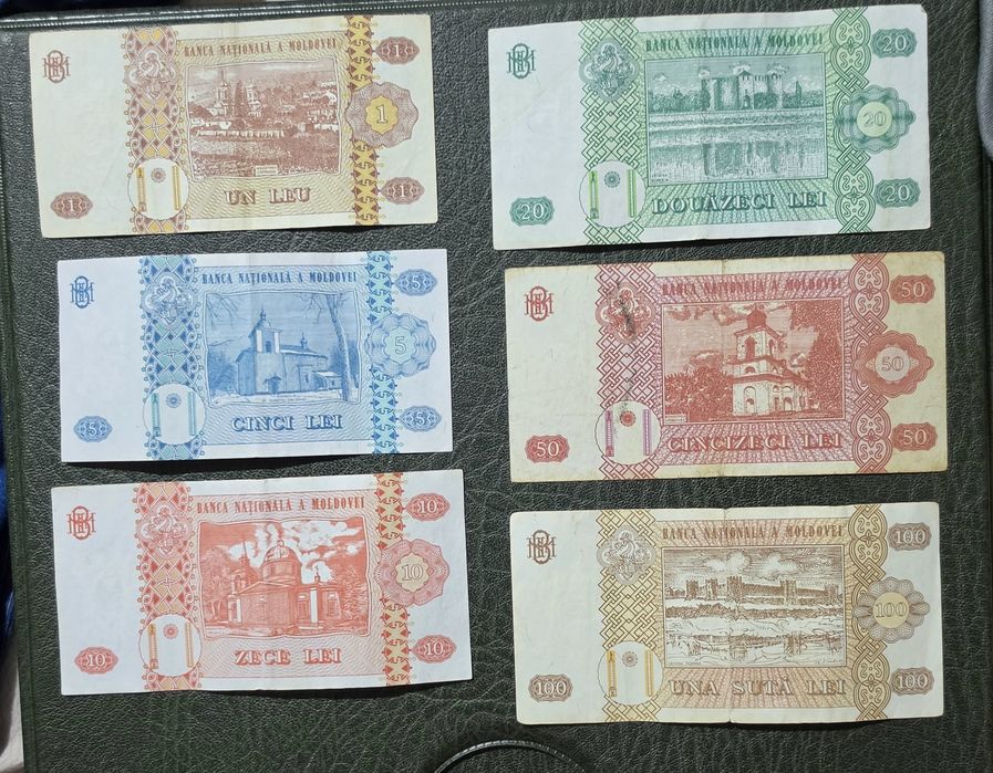 Lot bancnote Moldova