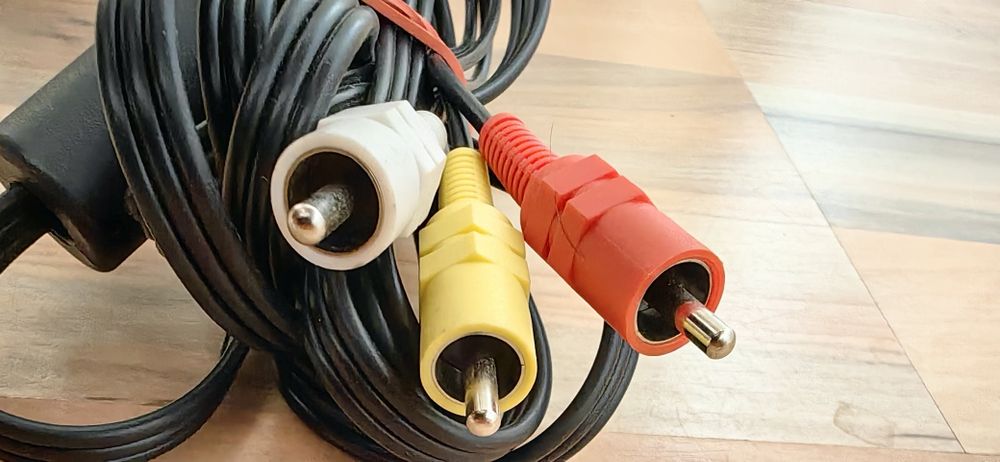 Cablu Audio Video RCA PS1 PS2 PS3 Sony Playstation PS 1 PS 2 PS 3