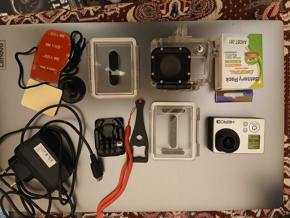 Супер Изгодно Камера Go Pro Hero 3 Black Edition с Много Аксесоари