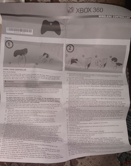 Беспроводной Оригинальный Не использованный Геймпад для Xbox 360| Xbox