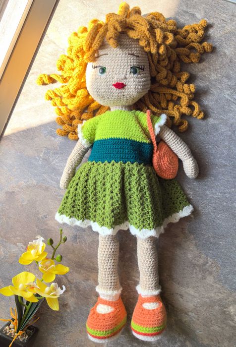 Crochet Big doll, Hand Made Crochet doll, Crochet doll/ Amigurumi doll