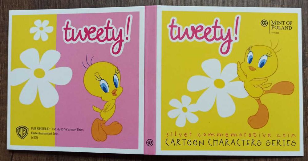 Монета: 1 Dollar - Elizabeth II - Tweety ½ Oz Сребро