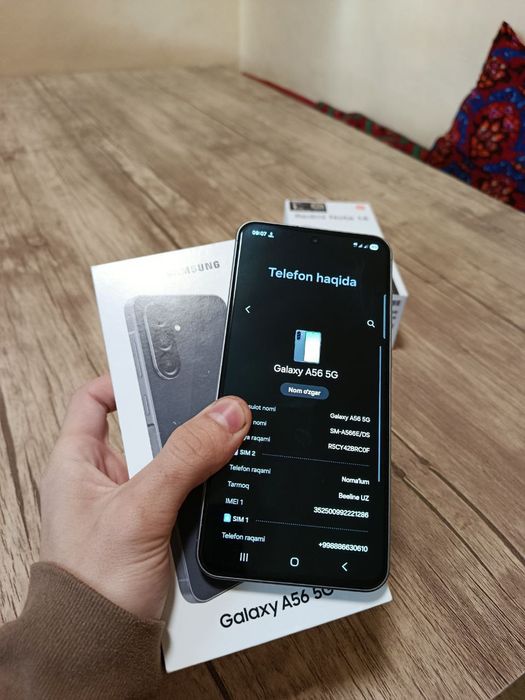 Samsung A56 8+8/256 karopka ful 325$