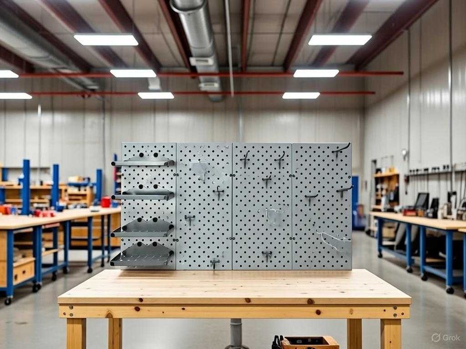 Teshilgan panel, перфопанель, do'konda ilgaklar uchun panel