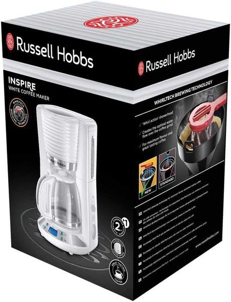 ПРОМО 2г Гаранция Нова Шварц Кафемашина Russell Hobbs Inspire 24390-56