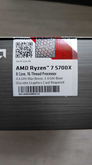 Kit AMD Ryzen 7 5700X + B550I AORUS PRO AX + 16GB DDR4