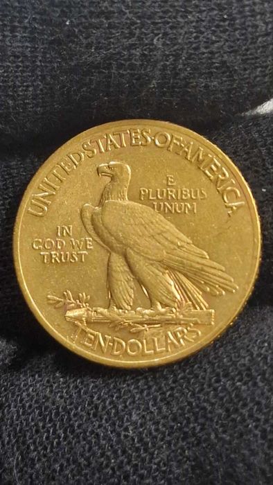 Златна монета 10 и 2,5 Американски долара Indian Head 1909 и 1911 // 5 долара 2008
