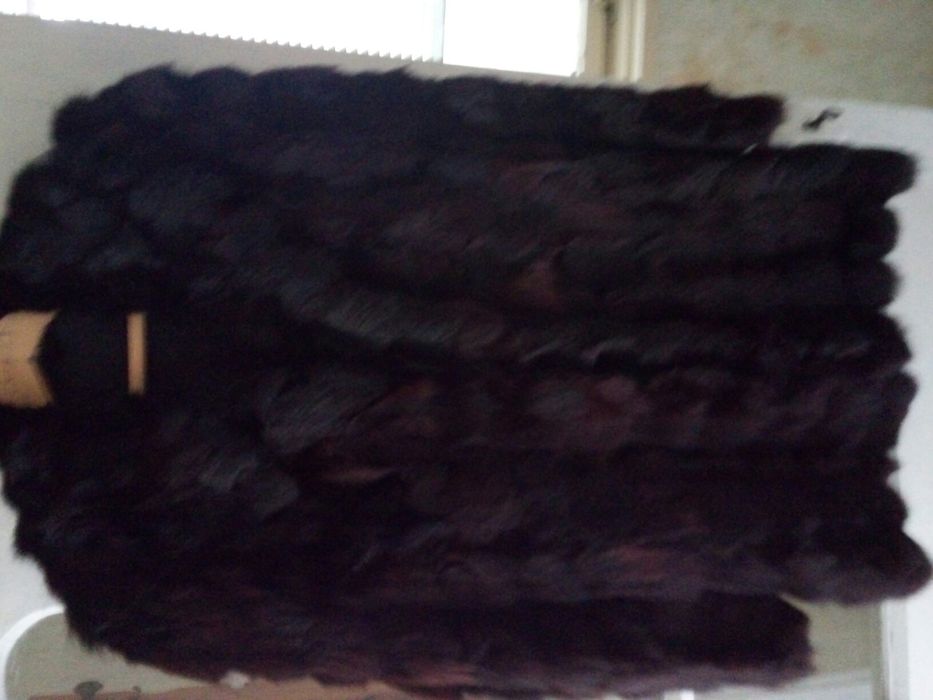 Кожено палто от лисица