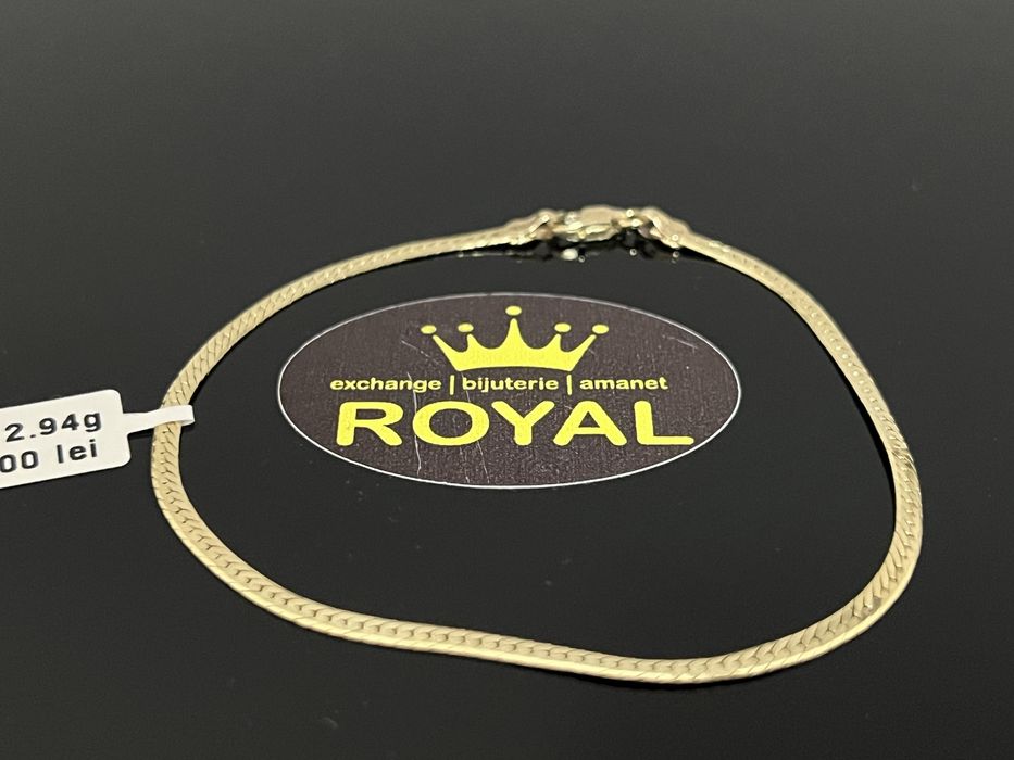 Bijuteria Royal CB: Bratara aur 14k unisex 2,94gr