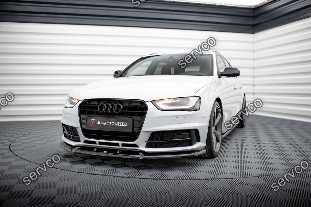 Prelungire bara fata Audi A4 Competition B8 2011-2015 v1 Maxton Design