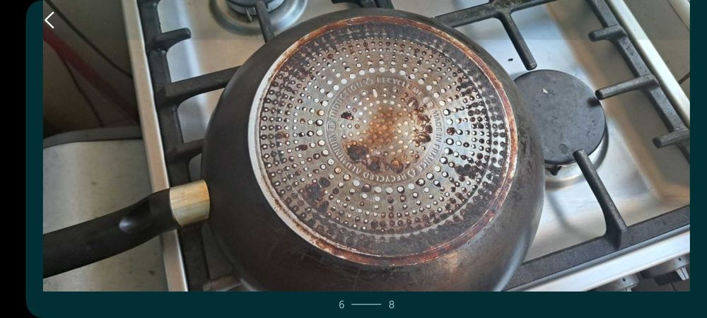 Tigaie Wok Tefal So Chef, 28 cm, inductie +fund de lemn Tefal, uzate