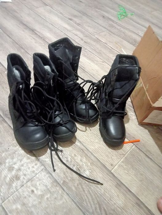 Берцы черный летний