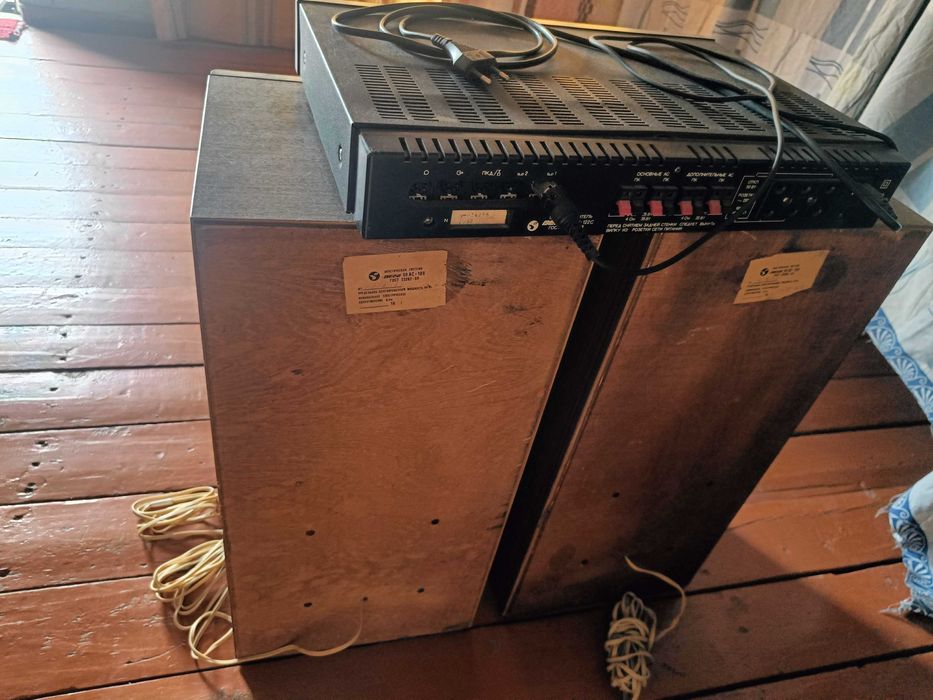 Колонки Вега  50АС+ уселитель