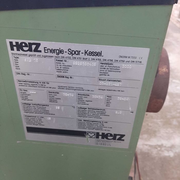 Cazan incalzire centrala pe tocatură ,așchii.