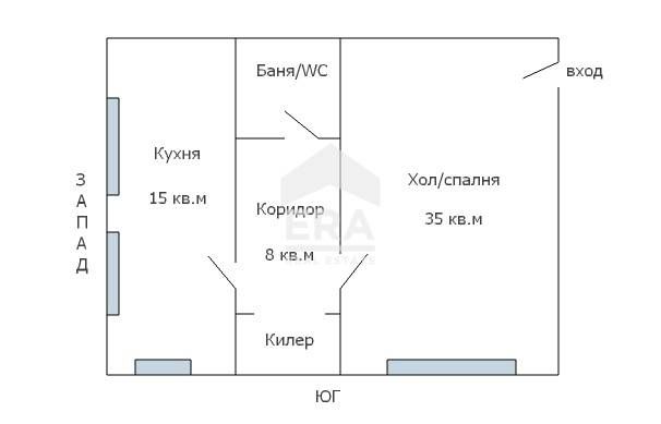 Ексклузивен първи етаж от двуетажна масивна къща за продажба, с двор,