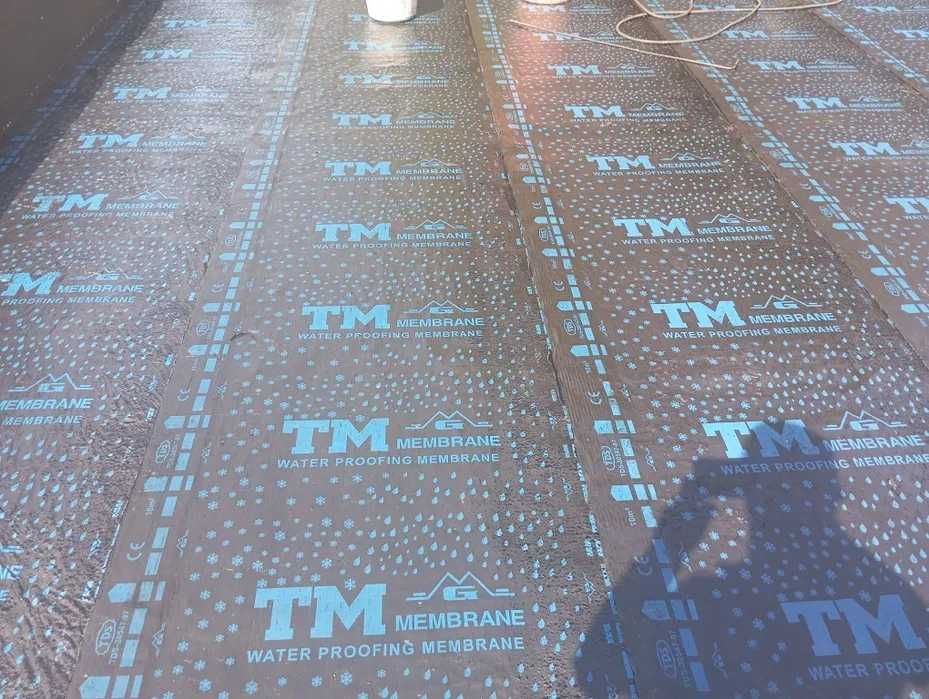 Ремонт мягкой кровли, гидроизоляции.