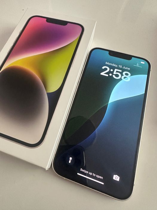 iPhone 14, 128GB, 99% Battery, White