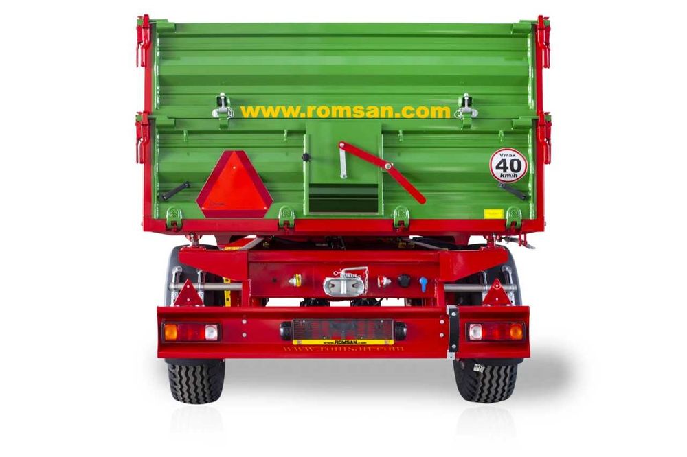 Remorca agricola 6t, remorca dublu ax, remorca cereale