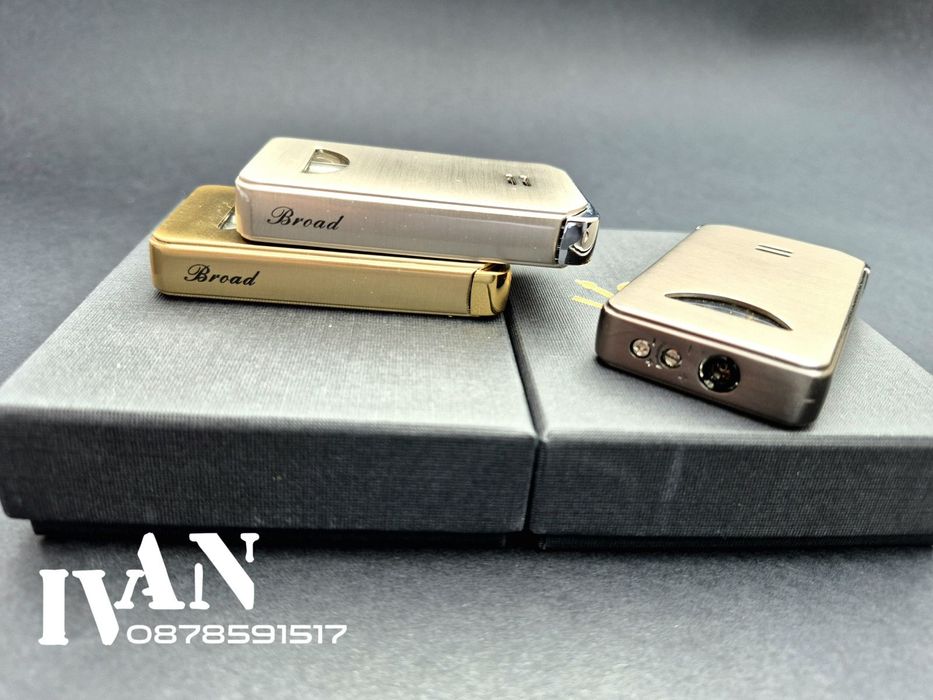 Газова запалка с два различни пламъка (Три цвята)