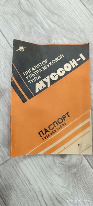 Ингалятор ультразвуковой типа муссон 1
