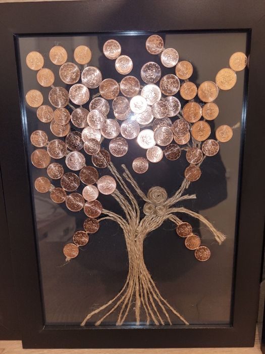 Сувенир - Пано декорация "Дървото на парите"