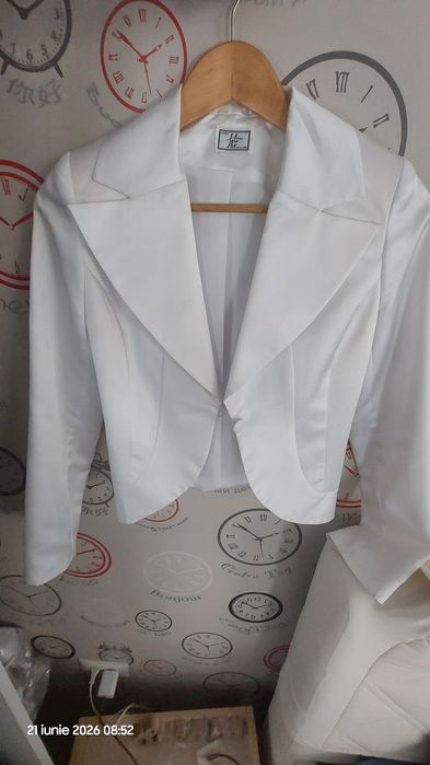 Sacou alb, elegant, mărimea S