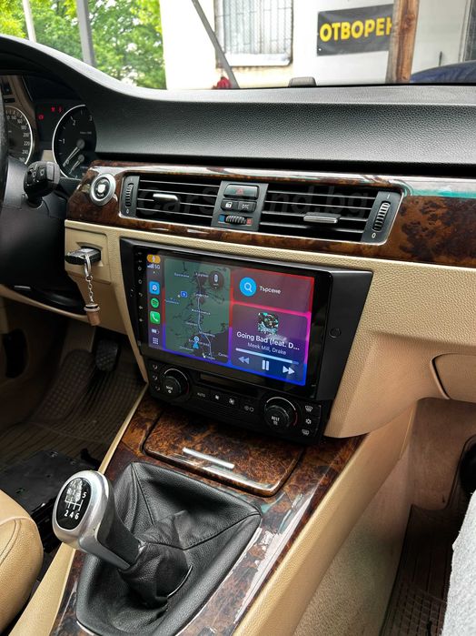 BMW e90 e91 - 9" Android 15 Мултимедия БМВ е90 е91 Навигация Андроид