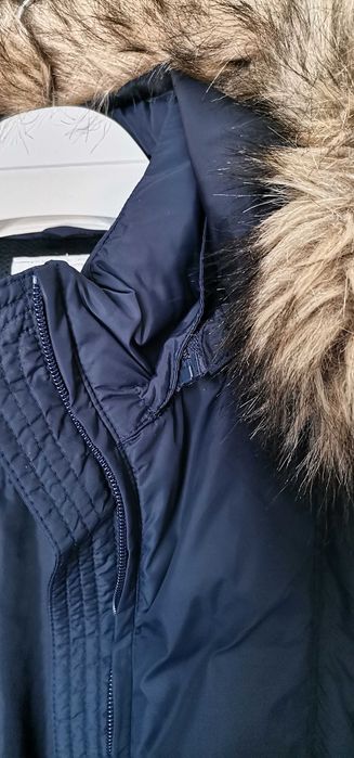 Geacă jacheta lunga fete iarna GEOX Respira mărimea 14 ani Parka navy