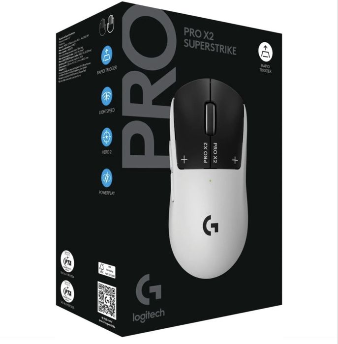 Мышь Logitech PRO X2 SUPERSTRIKE черный