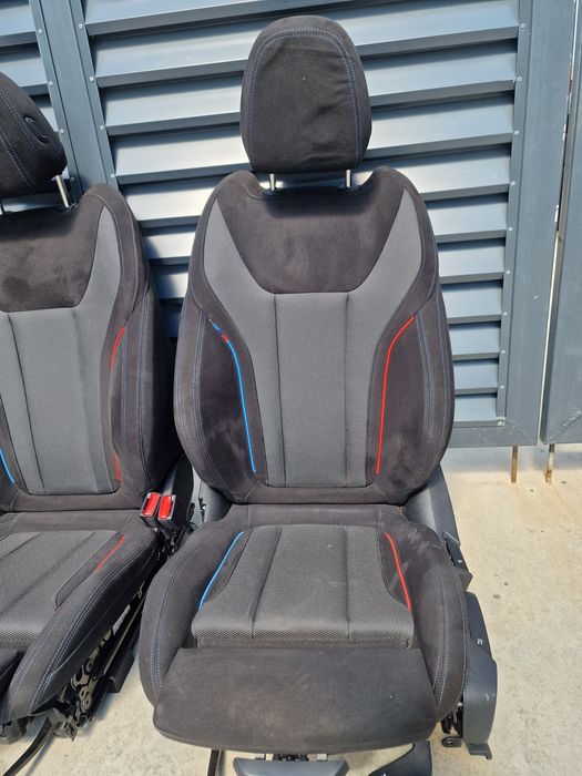 Interior alcantara scaune fata recaro sport cu incalzire bancheta spate  bmw g26 seria 4