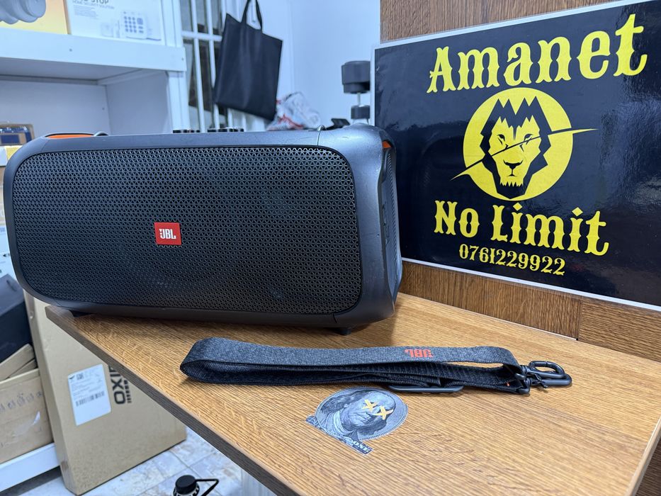 Boxa JBL  Partybox on-the-go , AMANET NO LIMIT