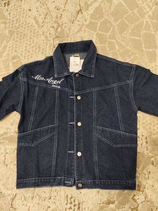 Джинсовка темно синий