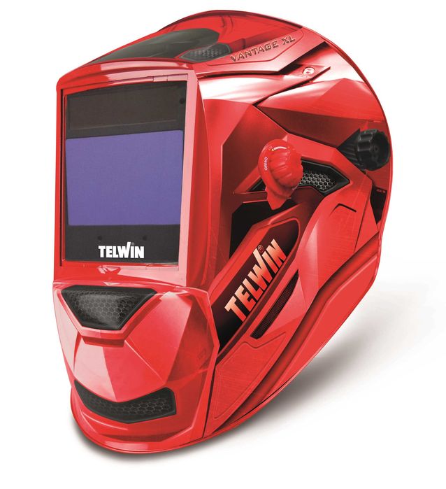 REDUCERE ! Masca sudura automata industriala VANTAGE RED XL TELWIN, vizor mare, tehnologie TRUE COLOR