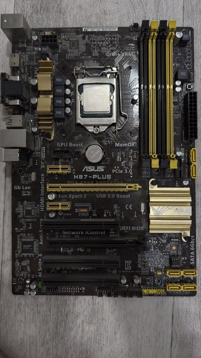 Материнская плата Asus h87m-plus