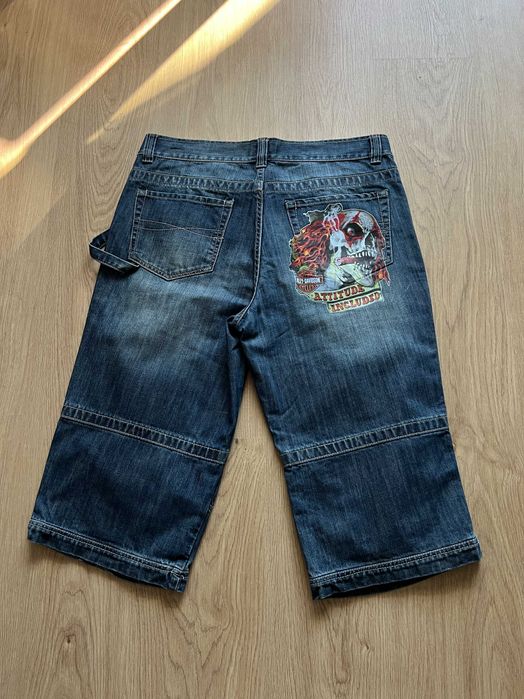 Pantaloni harley davidson custom baggy y2k