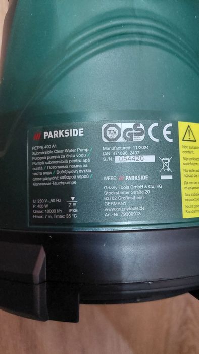 Pompă submersibilă pentru apa curata