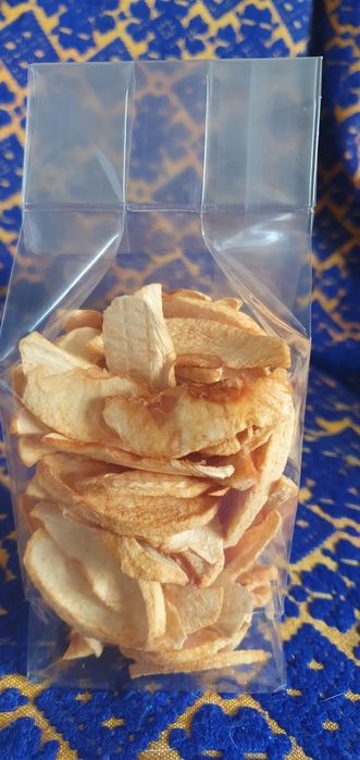 Chipsuri artizanale de mere – ediție limitată • 100% naturale
Chipsuri