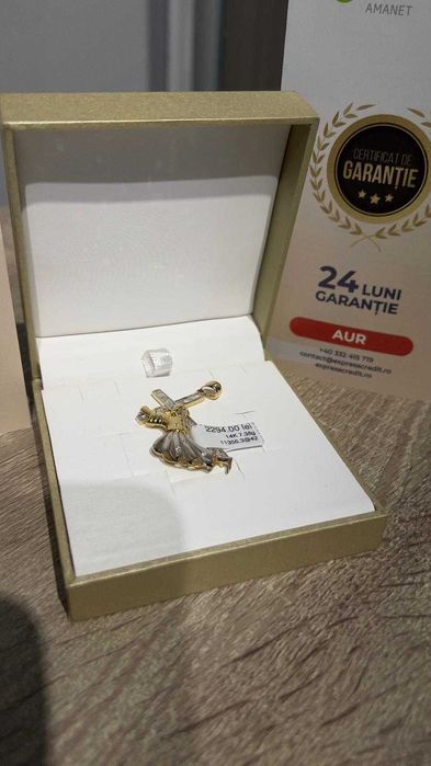 (Ag42) Pandantiv aur 14k *2 ani garantie* b11356.3