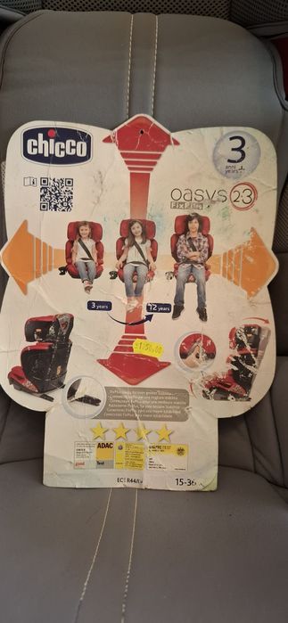 Scaun auto Chicco Oasys 2-3 FixPlus Evo - (15-36 kg), cu sistem Isofix