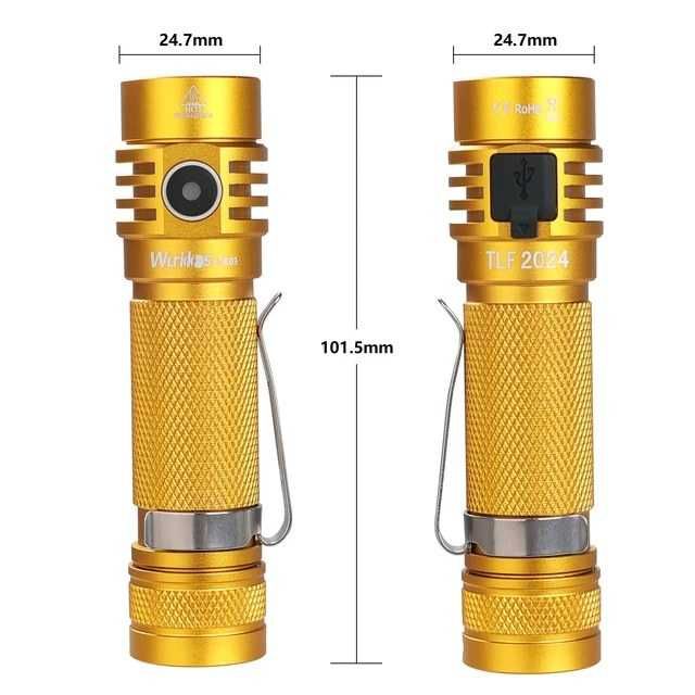 Wurkkos WK03 cu Nichia 519A 5000K - set