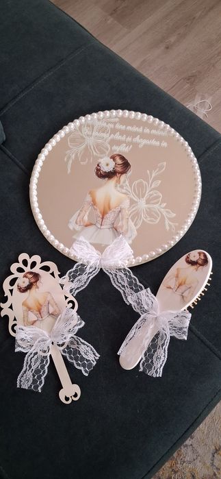 Accesorii nunta  gatitul miresei si mirelui