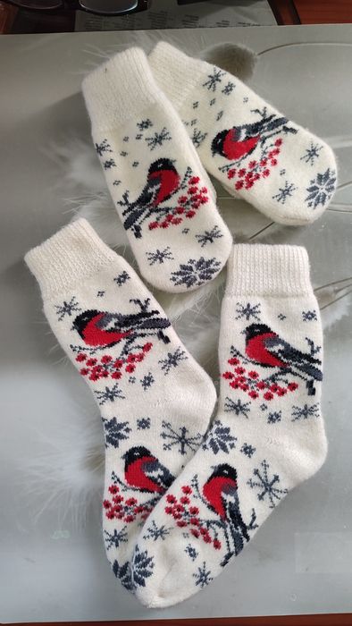 Шерстяные носки женские