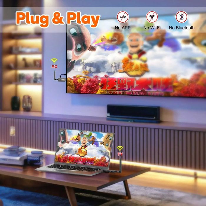 Беспроводной HDMI адаптер Full HD, 4K