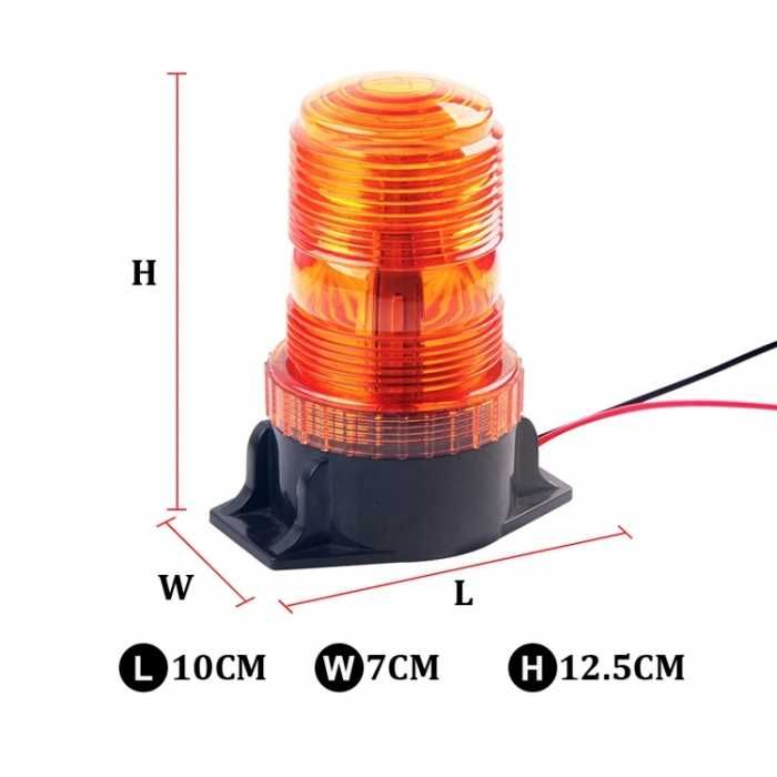 Професионална Сигнална лампа маяк лед за пътна помощ - 30 диода 12-30V