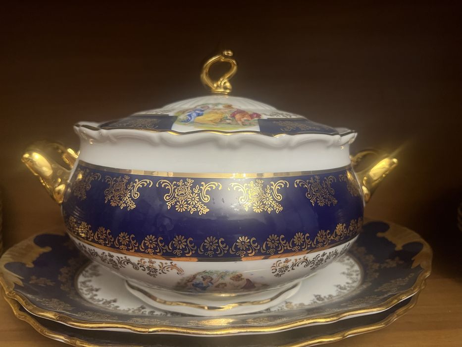 Супница Мадонна Кобальт