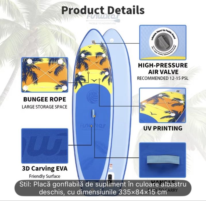 SUP Paddel Board Funwater