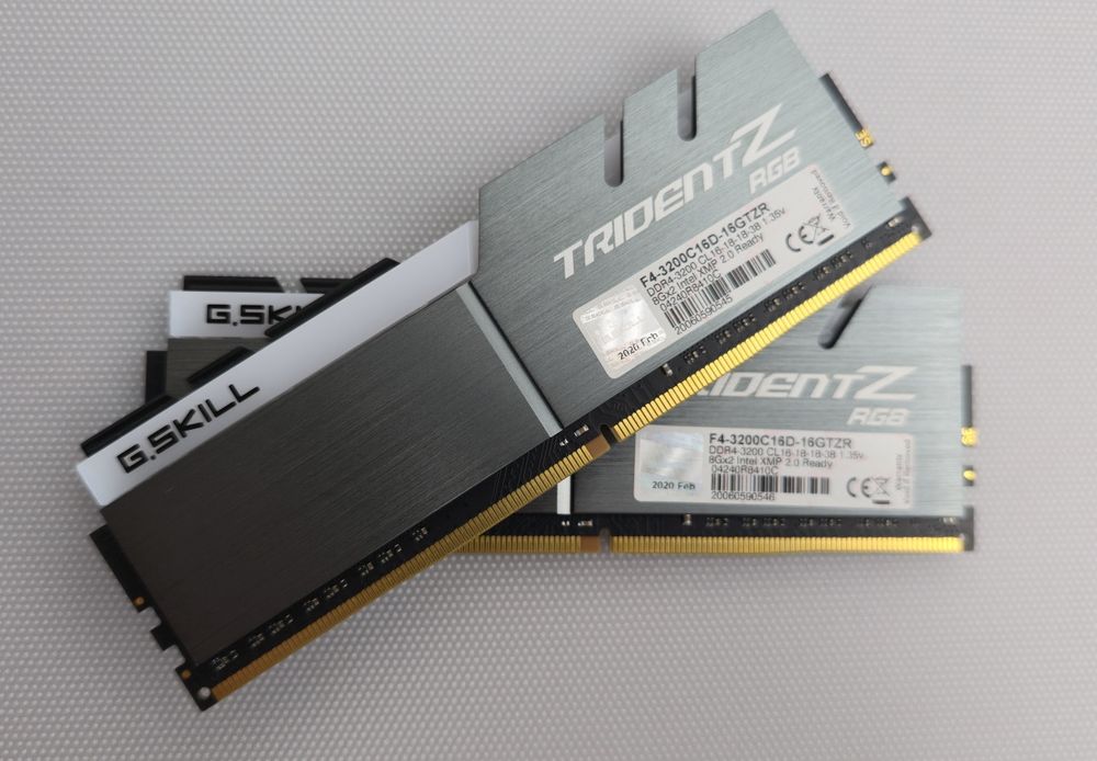 RAM памет DDR4 Gskill Trident RGB 2x8GB 16GB 3200Mhz CL16