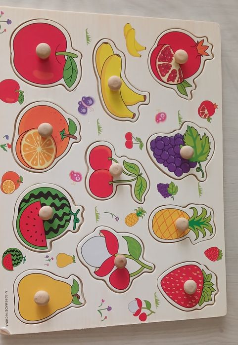 Деревянные развивающие игрушки