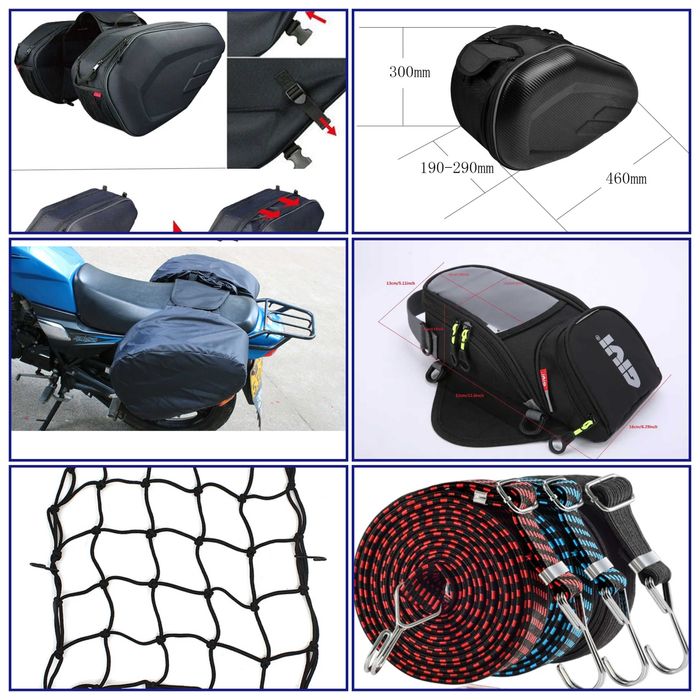 Мото аксесоари Мигачи Чанти Дисаги Ръкохватки Бонета Фарове Релета