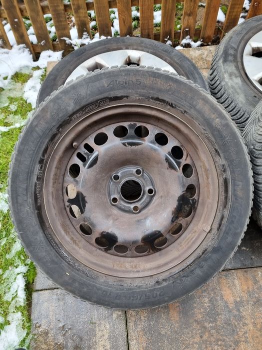 Roti iarna Opel Astra J 205 60 16 cu capace originale